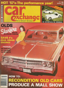 CAR EXCHANGE 1982 MAR - VALIANT, '58 PONTIAC, '53 DESOTO, JAG XK 120